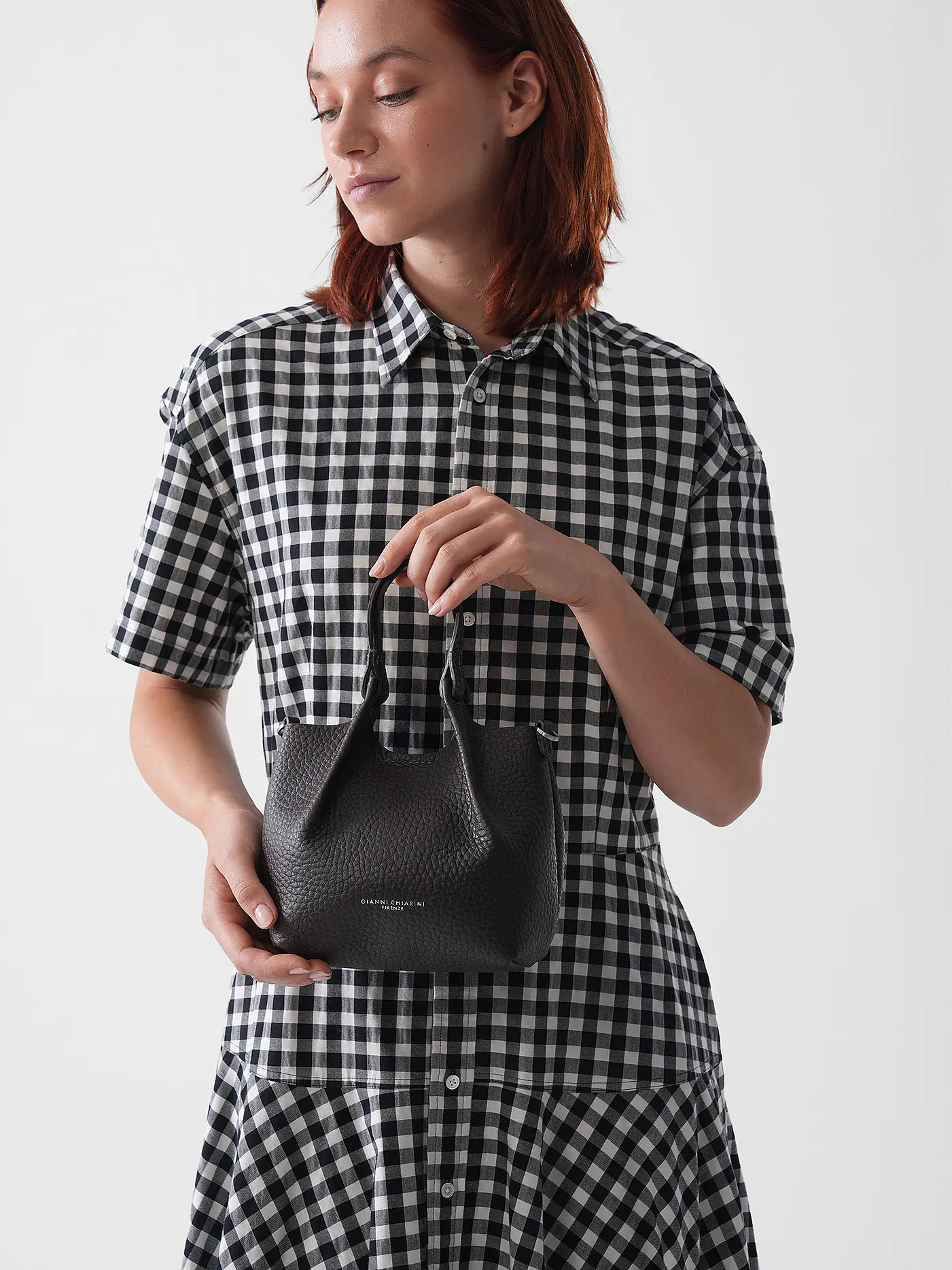 GIANNI CHIARINI | Ledertasche - Hobo Bag DUA Small | 